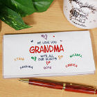 All Our Hearts Personalized Checkbook Cover
